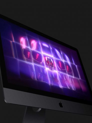 iMac Pro Display with Animation